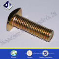 High Strength T Head Yellow Zinc Finished Bolt